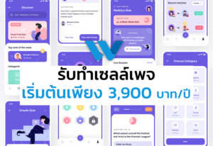 รับทำ Sale Page ราคาถูก เริ่มต้นเพียง 3,900 บาทต่อปี